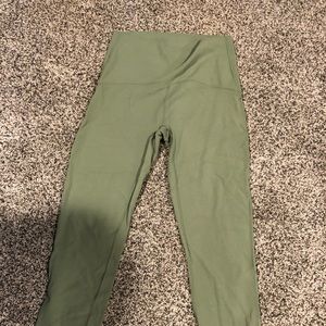 Green high waisted Ivviva leggings